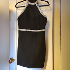 Little Black Dress w.beaded Accents by Windsor Size SMALL